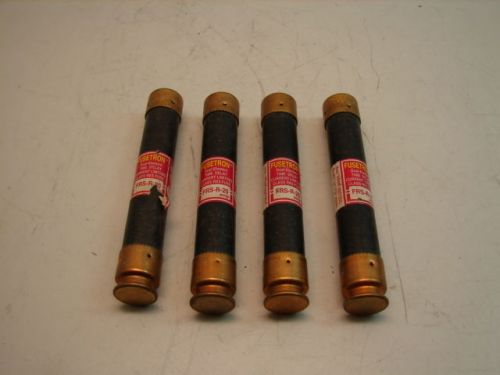 Fusetron frs-r-20 time delay class rk5 fuse 20a 600vac (lot of 4) *xlnt* for sale
