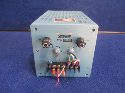 #m237 sorensen ptm 28-6.0 power supply for sale