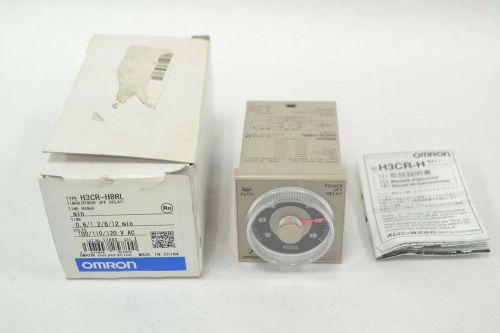 New omron h3cr-h8rl 0.6-12min timer 100/110/120v-ac 30v-dc 5a amp b367977 for sale