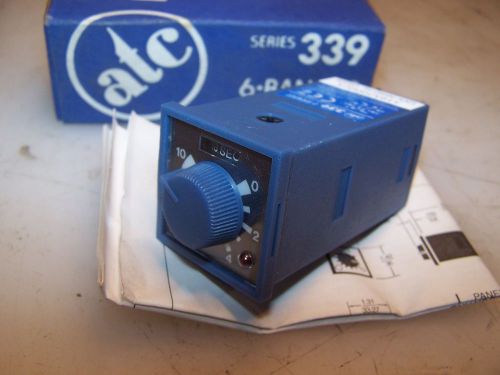 New atc 339 6-ranger industrial timer 120 vac 339a200q2x for sale