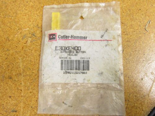 Cutler-Hammer E30KE400 Ser A1 Extended Yellow Button NEW
