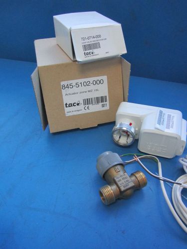 T.a.c. 845-5102-000 actuator zone mz 18l + 721-0714-000 2 way valve vz22 dn15 for sale