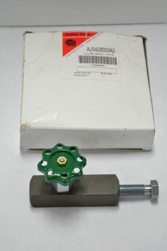 NEW FISHER AJ5428000A2 LUBRICATOR ISOLATION 1/4IN NEEDLE VALVE B203863