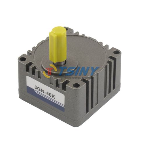 Square Gear Head 3GN-30K Speed Reducer Ratio 30 to 1 with Eccentric Out Shaft