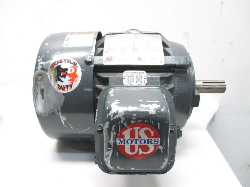 US MOTORS T393A 3HP 208-230/460V-AC 1765RPM 182T 3PH AC ELECTRIC MOTOR D428526