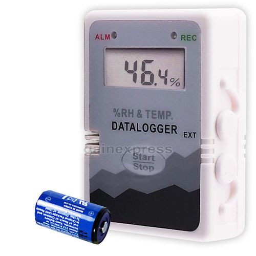 Professional data logger digital humidity rh air temperature °c/°f usb 0~100%rh for sale