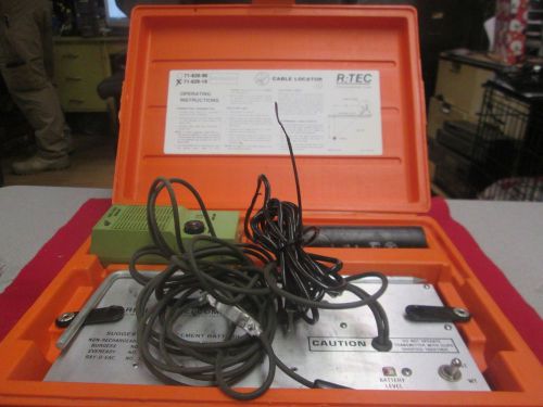 R Tech 71-620-10 Cable Locator Excellent Condition In the box Hound Receiver