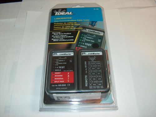 IDEAL LINKMASTER DATA COMMUNICATIONS CABLE TESTER  62-200 * NEW *