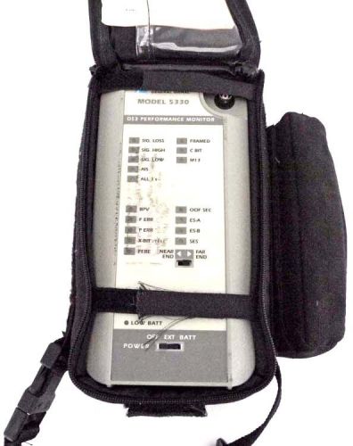 Gs tau-tron 5330 handheld ds3 signal performance monitor analyzer unit for sale