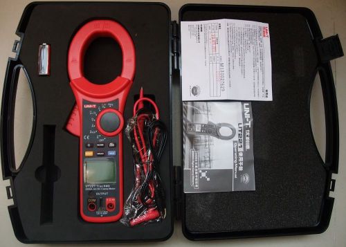 True rms clamp meter big range ac/dc 2000a 750v 66m ohm freq. 20mhz inrush ut221 for sale