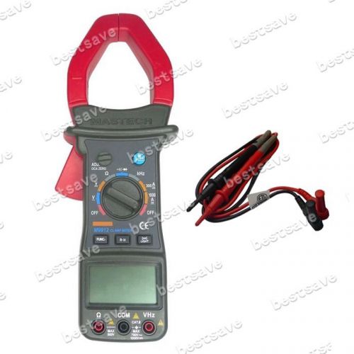 Mastech m9912 digital clamp meter ac/dc a/v res freq 1000v 1000a back-lit b0305 for sale