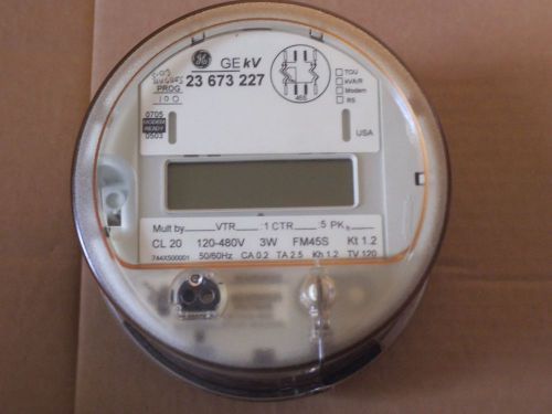 Ge kv fitzall electric meter**fm45s**120v-480v**free shipping for sale