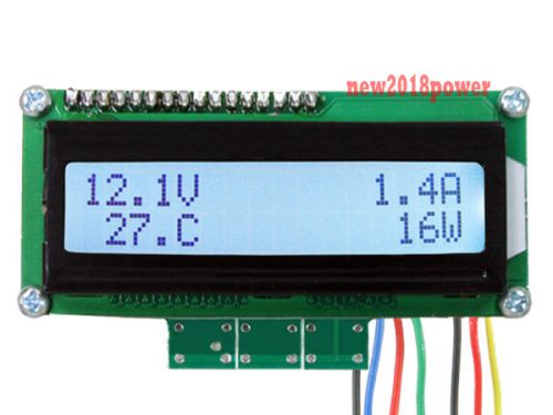 Battery monitor dc 99v+400a lcd digital panel amp volt+ power+temperature meter for sale