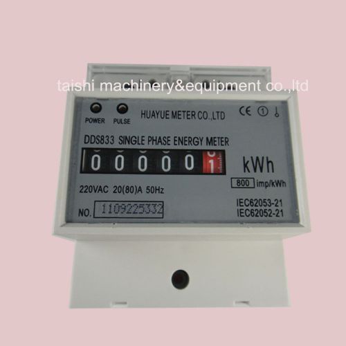 220V 20(80)A Single Phase Energy Kilowatt Hour kwh Meter