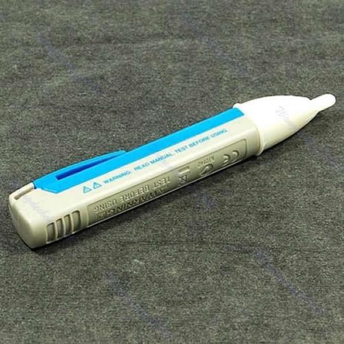 Portable led light ac electric voltage tester alert pen detector sensor 90-1000v for sale