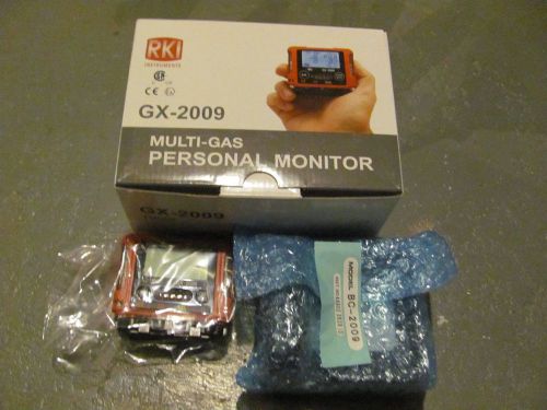 Rki gx2009 four gas personal monitor w/charger, new for sale