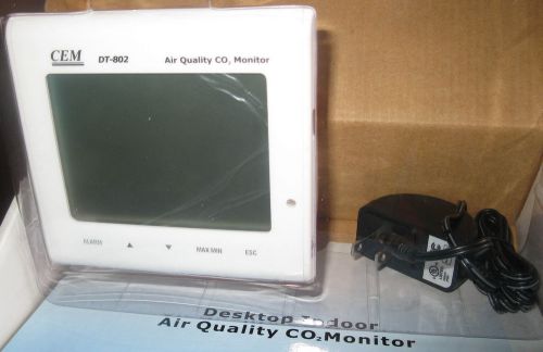 Carbon Dioxide CO2 Monitor 0-9999ppm Temperature -5-50C Humidity 3in1 Detector