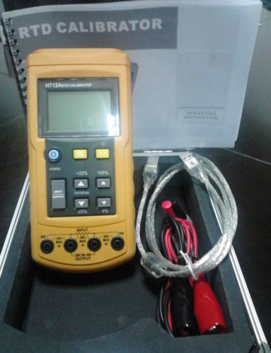 H712a rtd digital rtd resistance temperature detector process calibrator usb (c) for sale