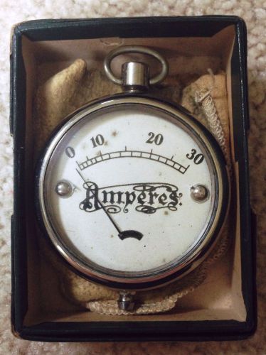Vintage/RARE H.J. Gorke Amperes Meter - With box and in Excellent Condition!