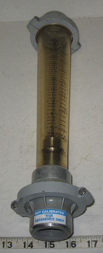 Blue-white flowmeter 4-40 gpm 15-155 lpm for sale