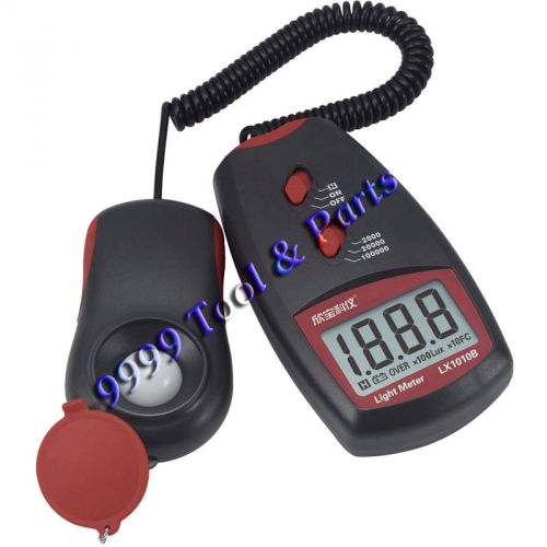Lux digital light tester meter luxmeter meters lx1010b for sale