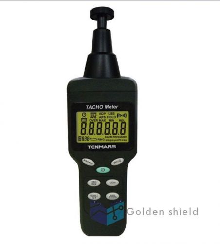TENMARS TM-4100 Non-contact  Tacho Meter TACHOMETER 40mm to 500mm1.58&#034; to 19.7&#034;
