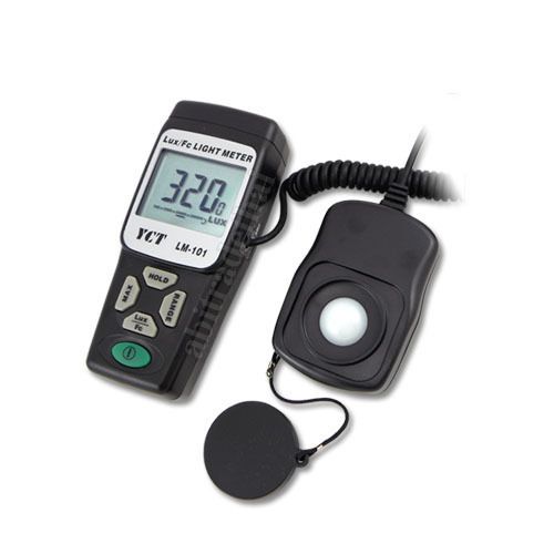 Digital Lux Meter Light Meter 4 Ranges 200000 Lux/Fc Luxmeter LM-101