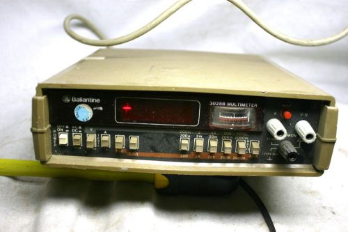 Ballantine 3028B Multimeter with Ac Cord, light up but not working properly