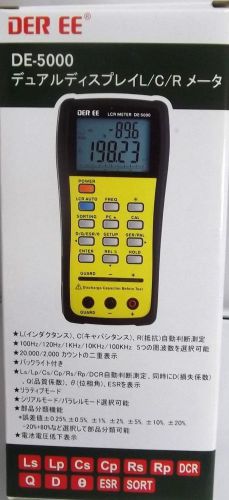 New DER EE DE-5000 High Accuracy Handheld LCR Meter from Japan