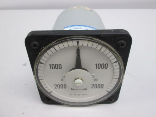 General electric yokogawa panel 2000 in out kilovars meter d254501 for sale