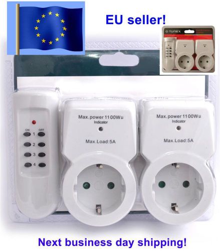 Wireless remote control adapter ac power plug wall outlet switch with eu 220v for sale