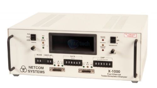 Netcom Systems X-1000 Fast Ethernet Tester/Simulator/Analyzer