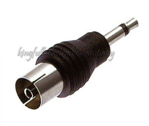 5PCS 3.5mm Female Jack Plug To Antenna TV Audio Adapter BEST US