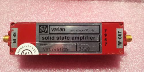 Varian VSL7441CD Solid State Amplifer