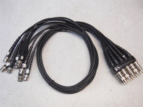 10 Pomona 2249-C-36 Coax BNC Cables with RCA Adapters