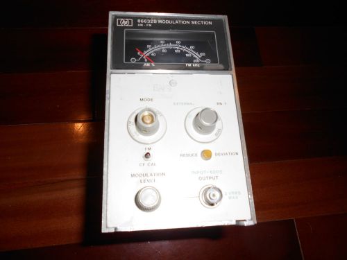 H P 86632B AM/FM MODULATION SECTION PLUG-IN FOR 8660 SERIES SIGNAL GENERATORS