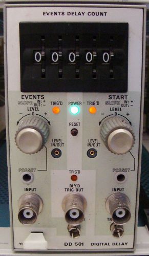 Tektronix dd 501 digitals event delay plug in! dd501 !  calibrated ! for sale