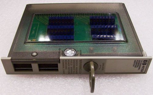 HP 44725A Terminal Block For 16-Channel General Purpose Switch Module No Manual