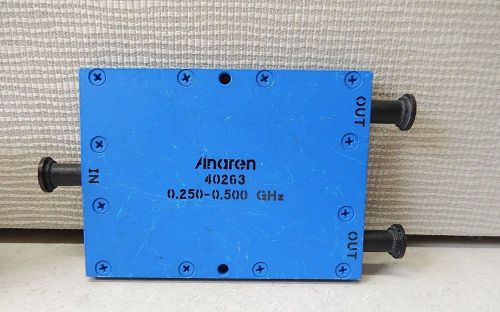 Anaren 40263 Power Divider In-Phase 2-Way 0.250-0.500 GHz 023