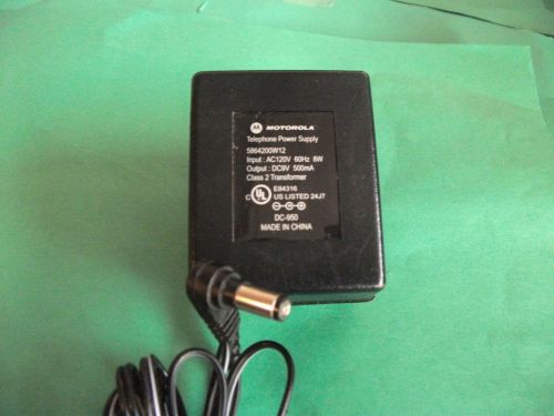 AC Power Adapter Supply MOTOROLA 5864200W12 Cordless Phone