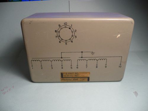 PACKARD BELL ELECTRONICS CORP.  MILITARY TELEPHONE RELAY P/N 103586