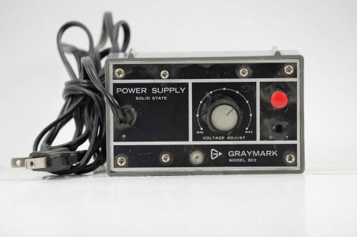 Vintage Graymark 803 Variable Power Supply