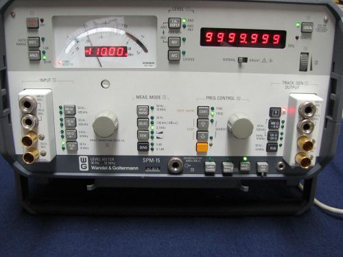 Wandel &amp; G SPM-15 Level Meter Receives Lo Frequency ELF SLF ULF VLF LF MF HF SSB