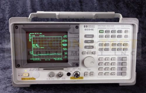 Agilent Keysight HP 8594E -021-130- Portable Spectrum Analyzer, 9kHz to 2.9GHz