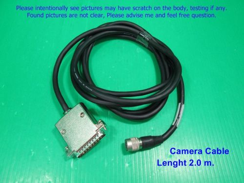 D-25Pin Frame Grabber to 12 pin Camera, Lenght  2 m. Cable for robot vision.