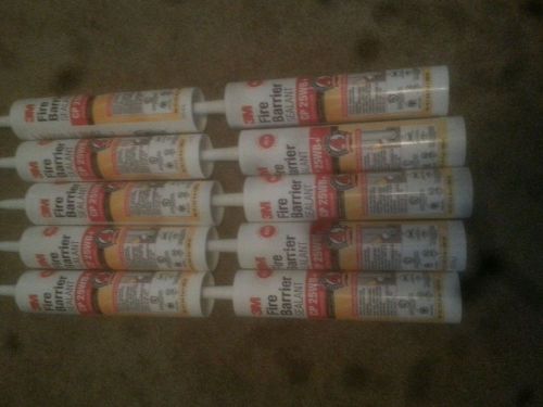 10 TUBES OF 3M CP-25WB 10.1 OZ FIRE BARRIER SEALANT
