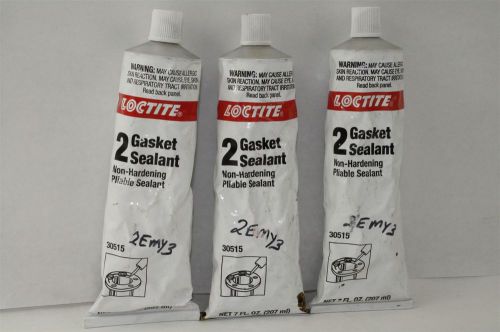 LOCTITE 2 Gasket Sealant 30515 7 oz LOT of 3 Tubes