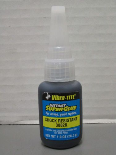 388 vibra-tite rubber toughened shock/temp resistant super glue black for sale