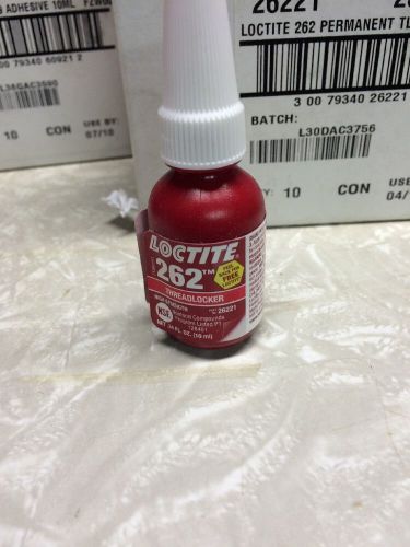 Loctite Corporation Loctite 10-ml Threadlocker 262permanent. Sold as 1 Bottle