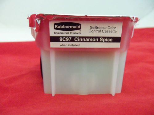 Rubbermaid sebreeze fragrance cassette 9c97-01 cinnamon spice air freshener new for sale